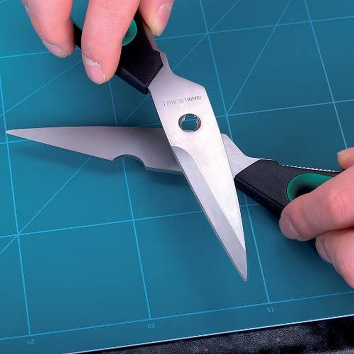 Foarfeci Wolfcraft Multifuncție Oțel Verde (21,5 cm)