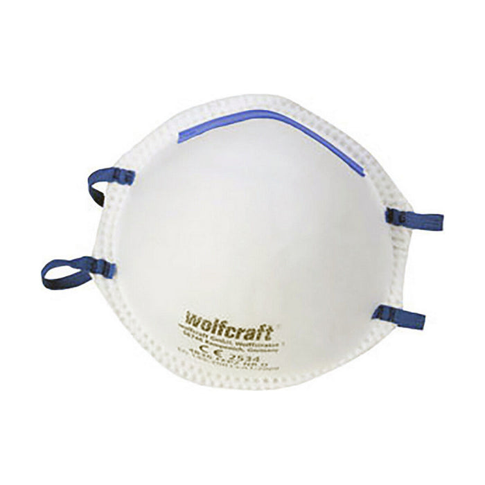 Mască de protecție Wolfcraft 4836000 Alb polipropilenă (3 Unități)