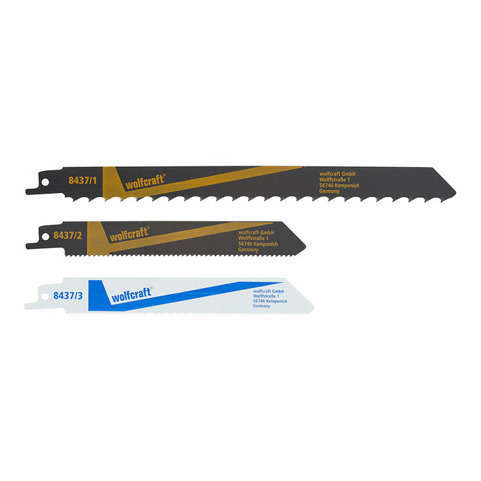 Lamă de ferăstrău Wolfcraft 8437000 3 Piese
