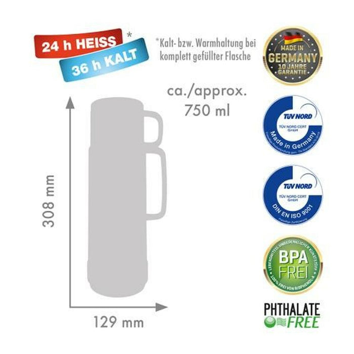 Termos Rotpunkt Verde Plastic 750 ml