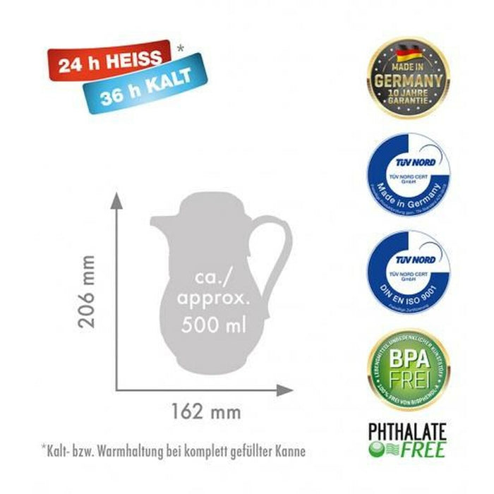 Termos Rotpunkt 530-01-00-0 Alb Fildeș Plastic 500 ml