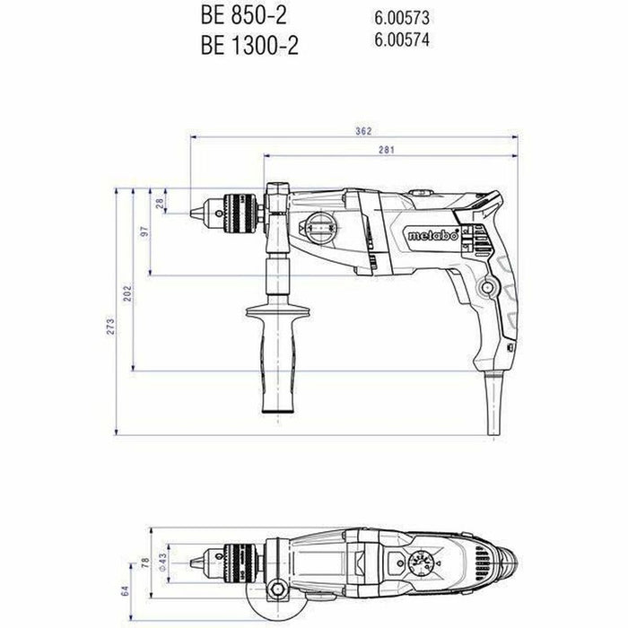 Șurubelniță Metabo 6798308 1300 W