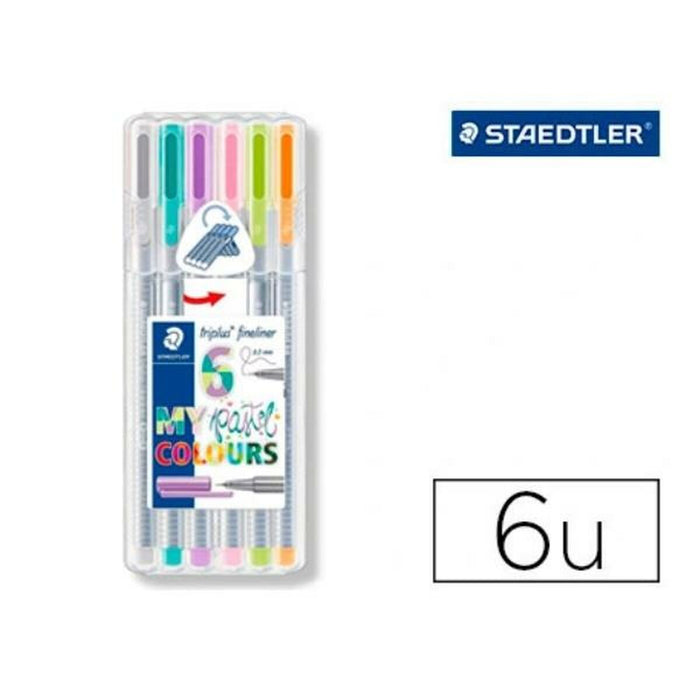 Set de Carioci Staedtler 334 SB6CS3 (6 Unități)