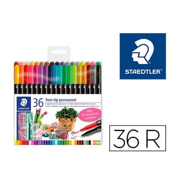 Set de Carioci Staedtler 3187 Multicolor (36 Piese)