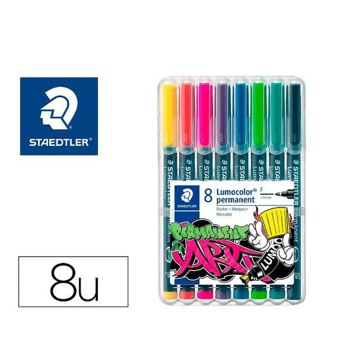 Set de Carioci Staedtler 318 WP8-1 Verde (8 Piese)