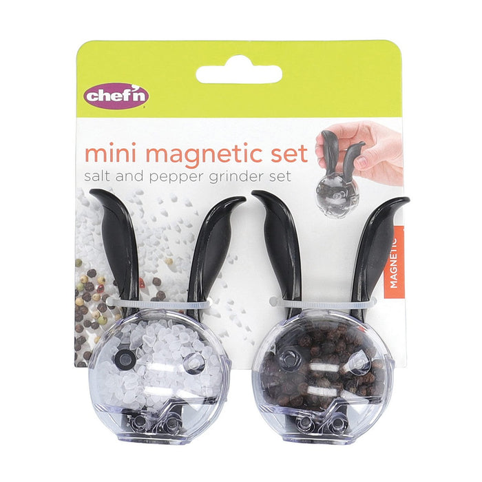 Set Solniță și Piperniță Mini Magnetics ABS (2 Unități)