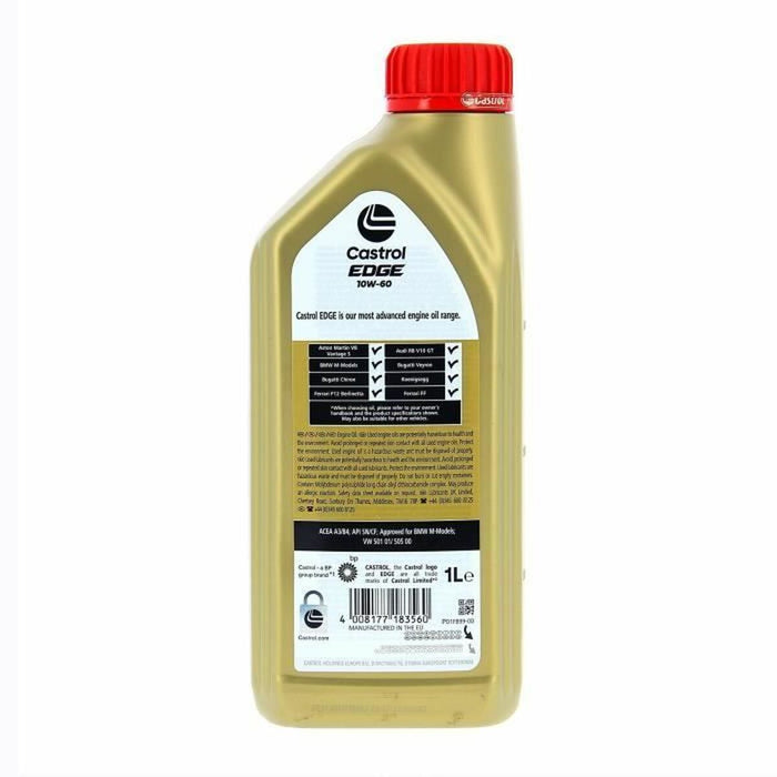 Ulei de motor Castrol Edge Benzină Diesel 10w60 1 L