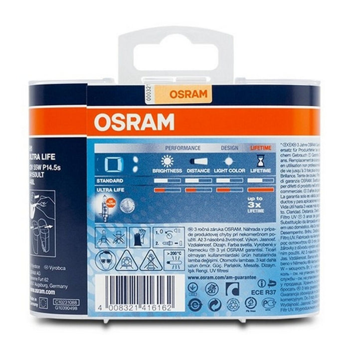 Bec auto Osram 4008321416162 H1 12V 55W 3200K