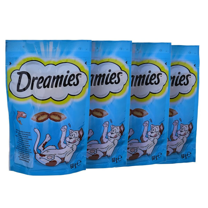 Snack for Cats Dreamies Variety 12 x 60 g Pui Somon Brânză