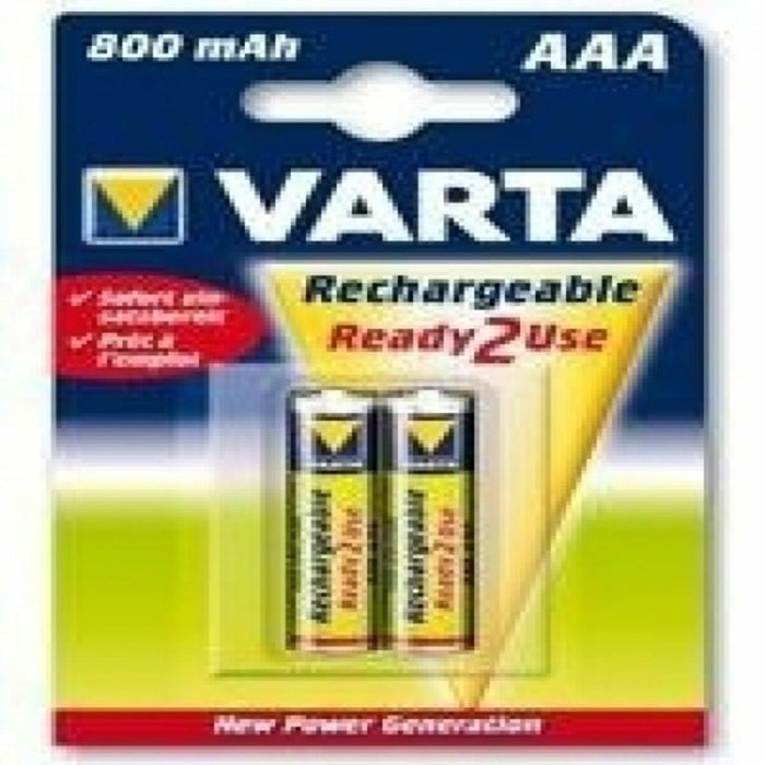 Baterii Reîncărcabile Varta AAA 800MAH  2UD 1,2 V 800 mAh AAA