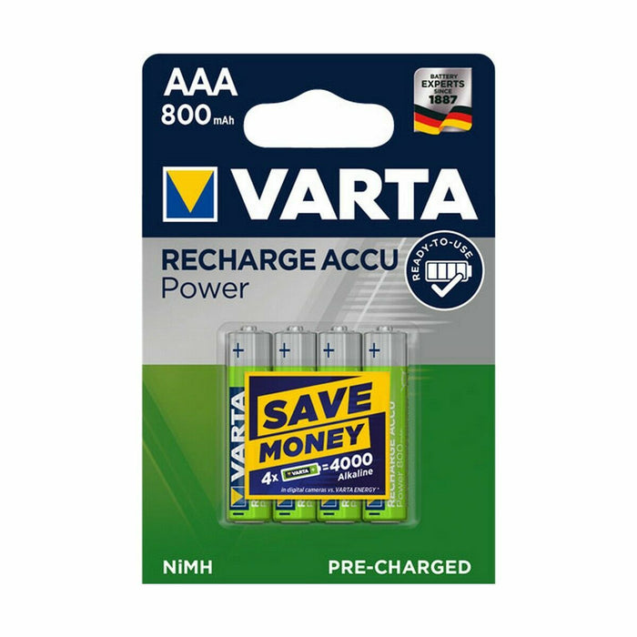 Baterii Reîncărcabile Varta -56703B AAA 1,2 V 1.2 V (4 Unități)