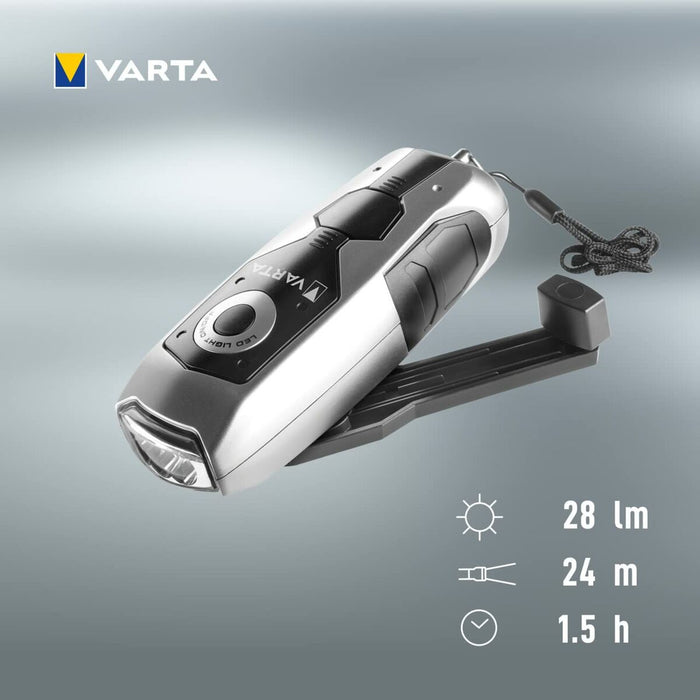 Lanterna LED cu Dinam Varta 17680401 28 Lm