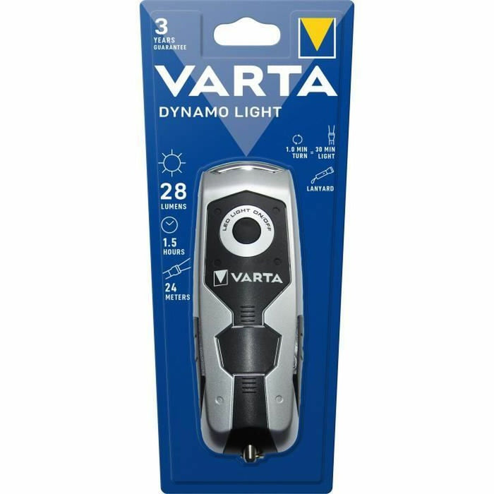 Lanterna LED cu Dinam Varta 17680401 28 Lm