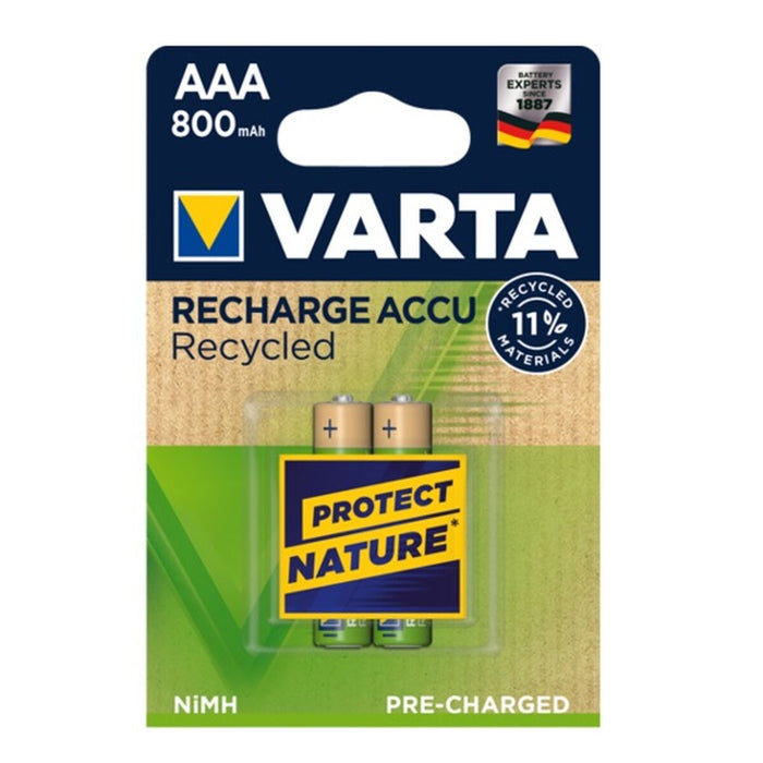 Baterii Reîncărcabile Varta AAA 800MAH 1,2 V 800 mAh AAA (10 Unități)