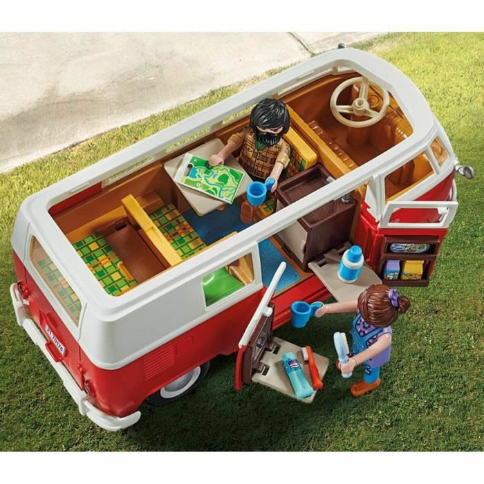 Set de Jucării cu Vehicule Playmobil 70176 Volkswagen T1 Bus Roșu