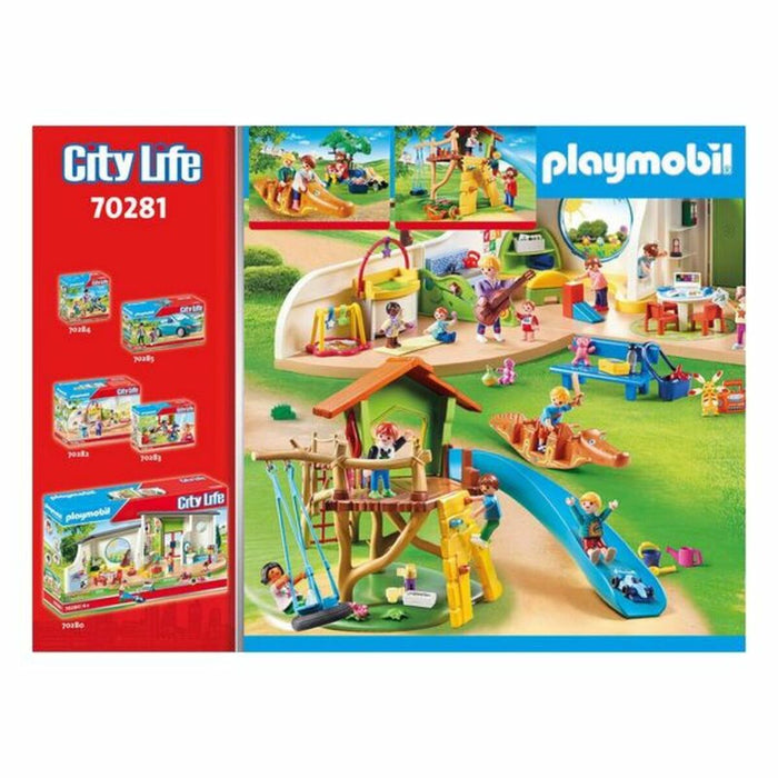 Playset City Life Adventure Playground Playmobil 70281 Loc de joacă (83 pcs)