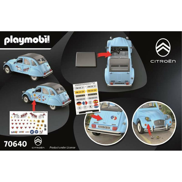 Set de Jucării cu Vehicule Playmobil Albastru Mașină 57 Piese