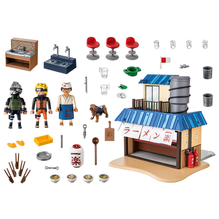 Playset Playmobil Naruto Shippuden: Ichiraku Ramen Shop 70668 105 Piese