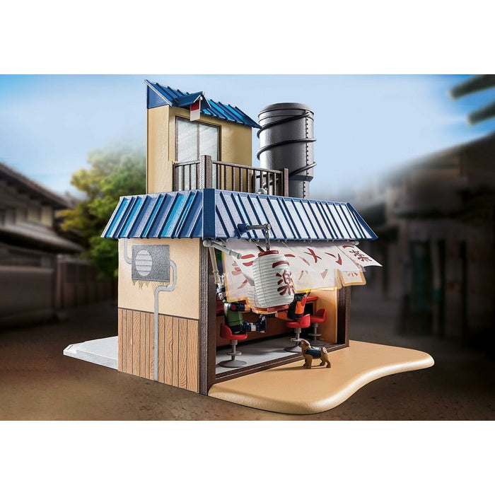 Playset Playmobil Naruto Shippuden: Ichiraku Ramen Shop 70668 105 Piese