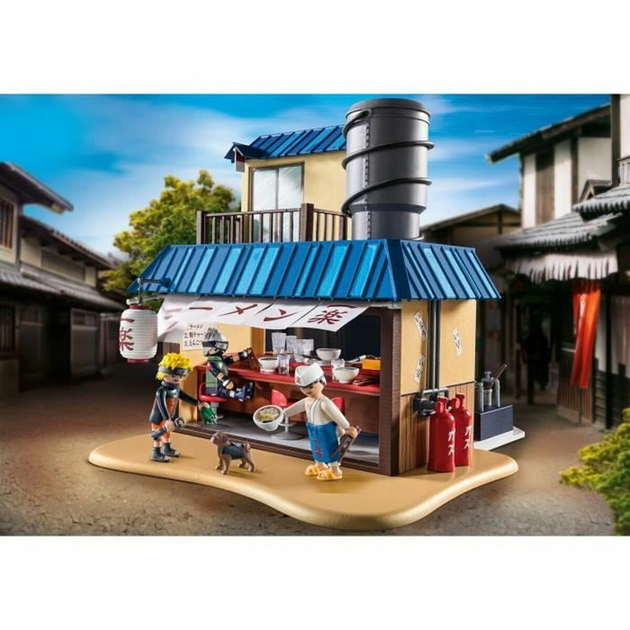 Playset Playmobil Naruto Shippuden: Ichiraku Ramen Shop 70668 105 Piese