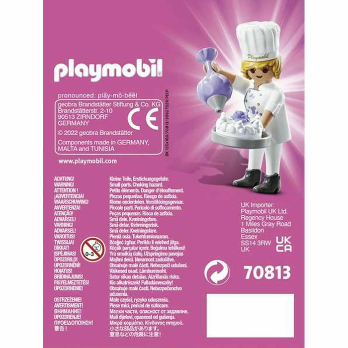 Figura îmbinată Playmobil Playmo-Friends 70813 Pastry Chef (5 pcs)