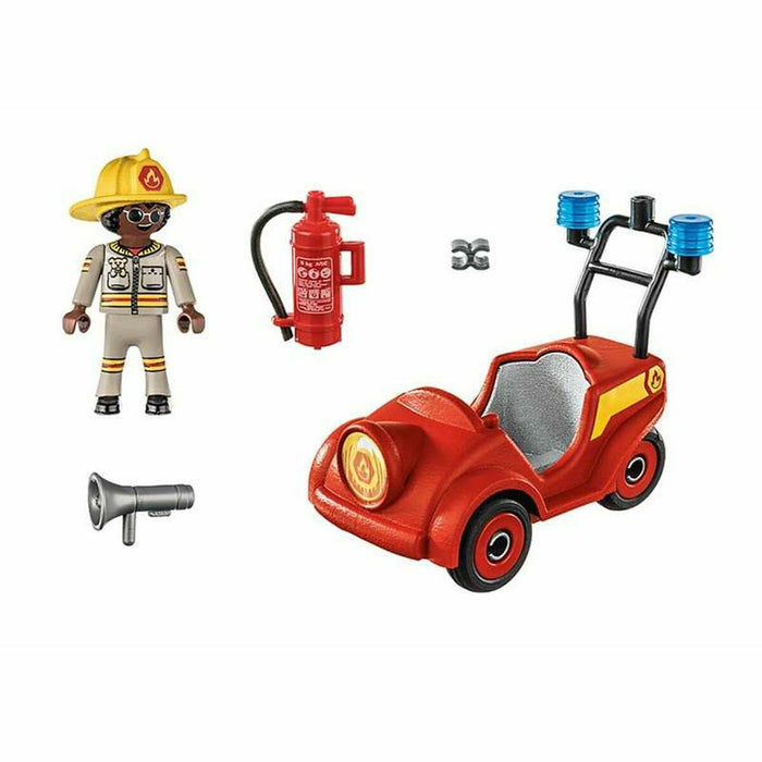 Playset Playmobil Duck on Call 70828 Mașină Pompier Mini (23 pcs)