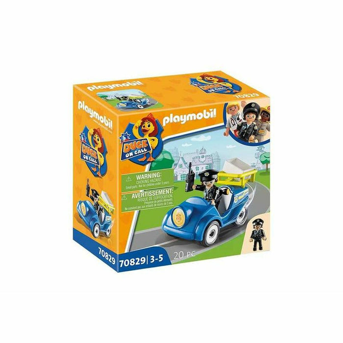 Playset Playmobil Duck on Call 70829 Mini Mașină de poliție (20 pcs)