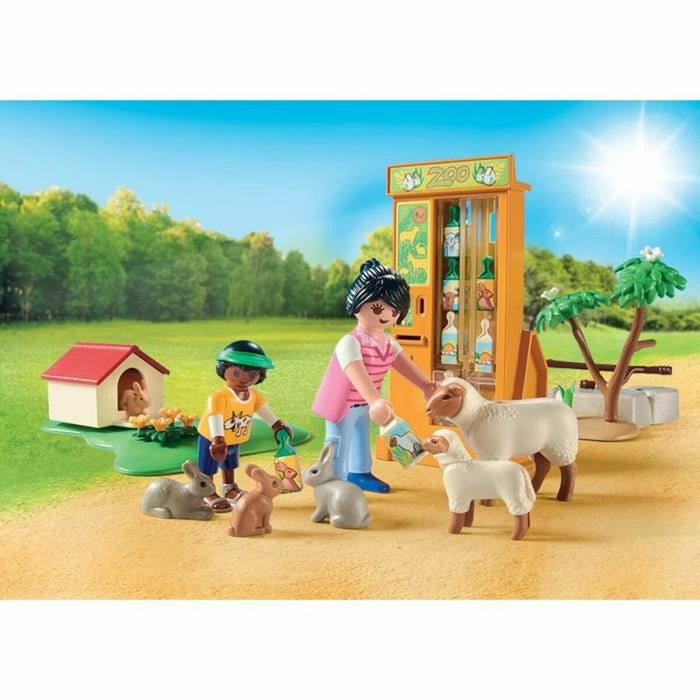 Playset   Playmobil Family Fun - Educational farm 71191         63 Piese