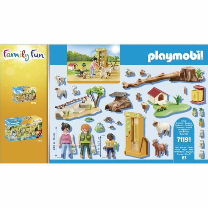 Playset   Playmobil Family Fun - Educational farm 71191         63 Piese
