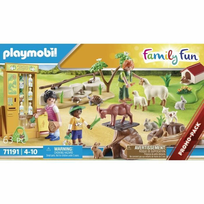 Playset   Playmobil Family Fun - Educational farm 71191         63 Piese
