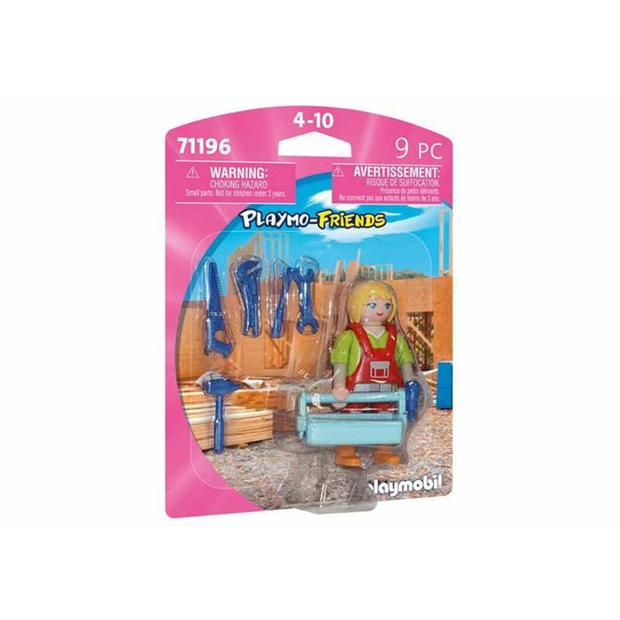 Playset Playmobil 71196 Playmo-Friends Technician 9 Piese