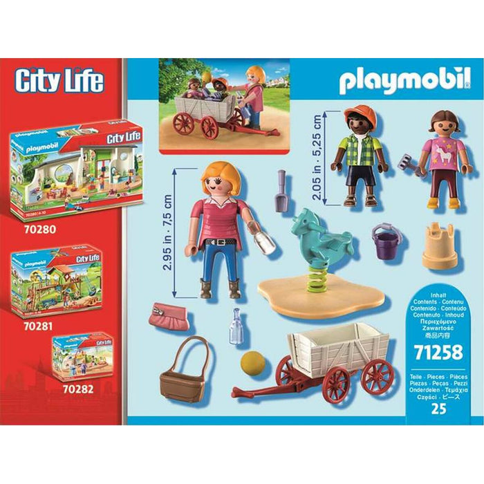 Playset Playmobil 71258 City Life 25 Piese