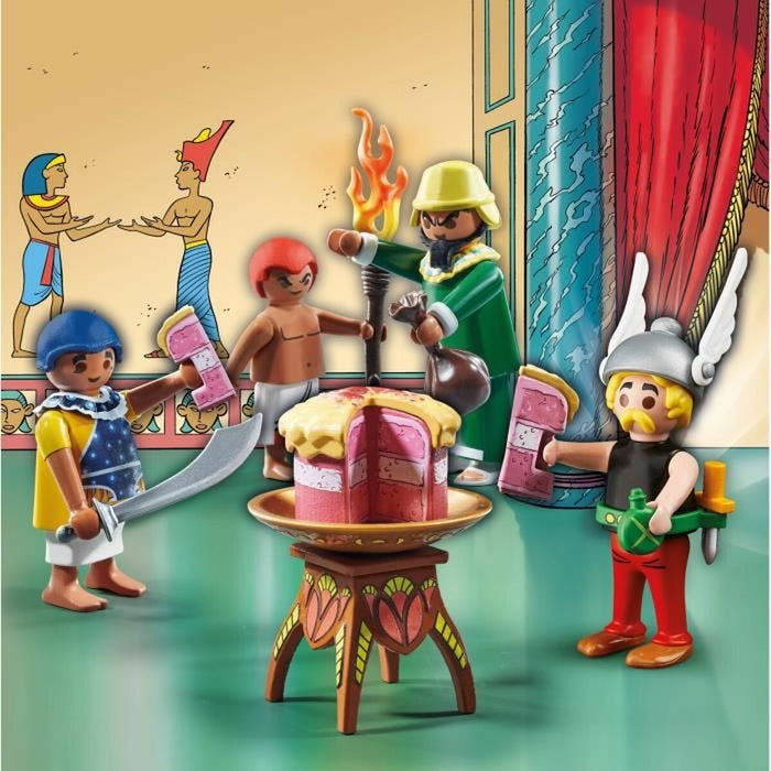 Playset Playmobil Asterix: Amonbofis and the poisoned cake 71268 24 Piese