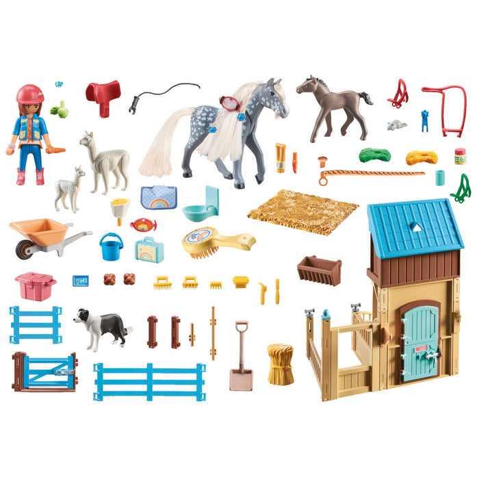 Playset Playmobil 71353 Horses of Waterfall 117 Piese