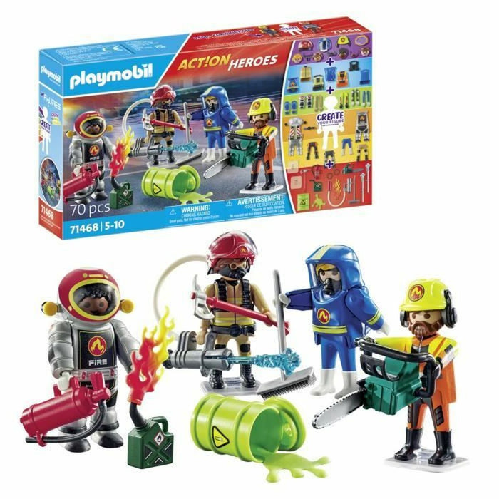 Playset Playmobil 71468 Action Heroes Plastic