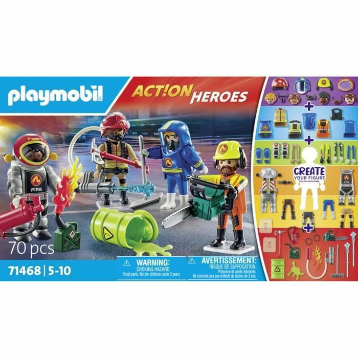 Playset Playmobil 71468 Action Heroes Plastic