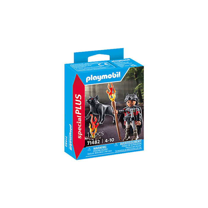 Figura îmbinată Playmobil Lup Războinic 12 Piese