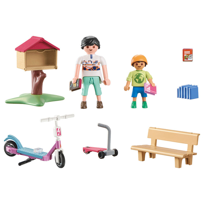 Playset Playmobil Color Motocicletă 25 Piese