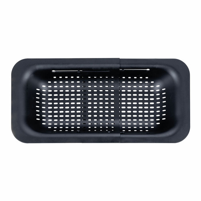 Ștergător de vase extensibil pentru chiuvetă Wenko Sievo 55012100 Negru