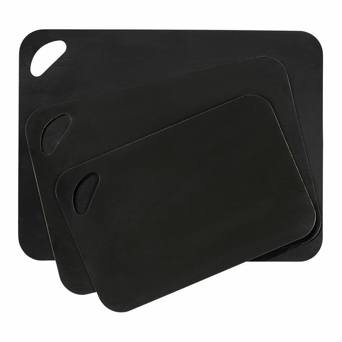 Set de plăci de tăiat Wenko 55055100 Negru Plastic (3 Piese)
