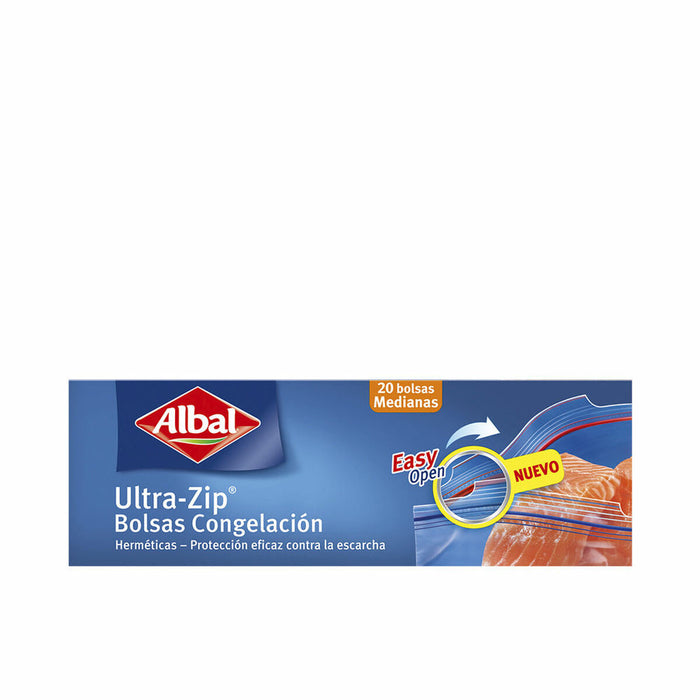 Set de saci ermetici reutilizabili Albal Ultra-Zip Среда Congelator 20 Unități