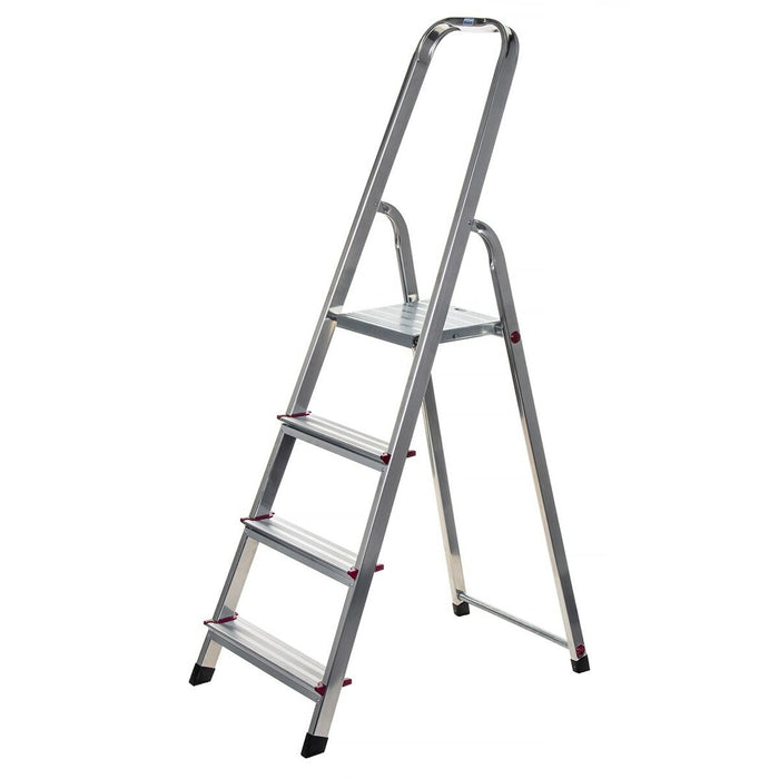 Scară pliantă cu 4 trepte Krause 000705 Argintiu Aluminiu