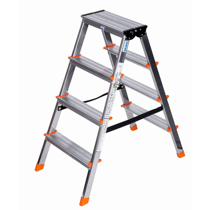 Scară pliantă cu 4 trepte Krause 120403 Argintiu Aluminiu