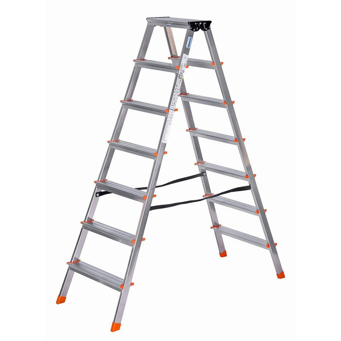 Scară pliantă cu 7 trepte Krause 120434 Argintiu Aluminiu Oțel