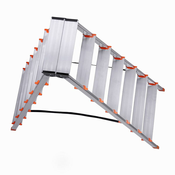 Scară pliantă cu 7 trepte Krause 120434 Argintiu Aluminiu Oțel