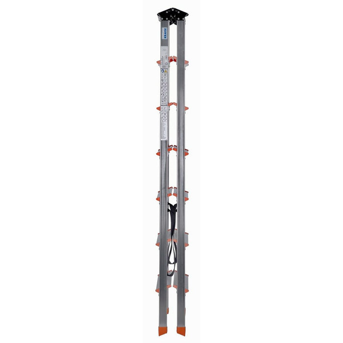 Scară pliantă cu 7 trepte Krause 120434 Argintiu Aluminiu Oțel