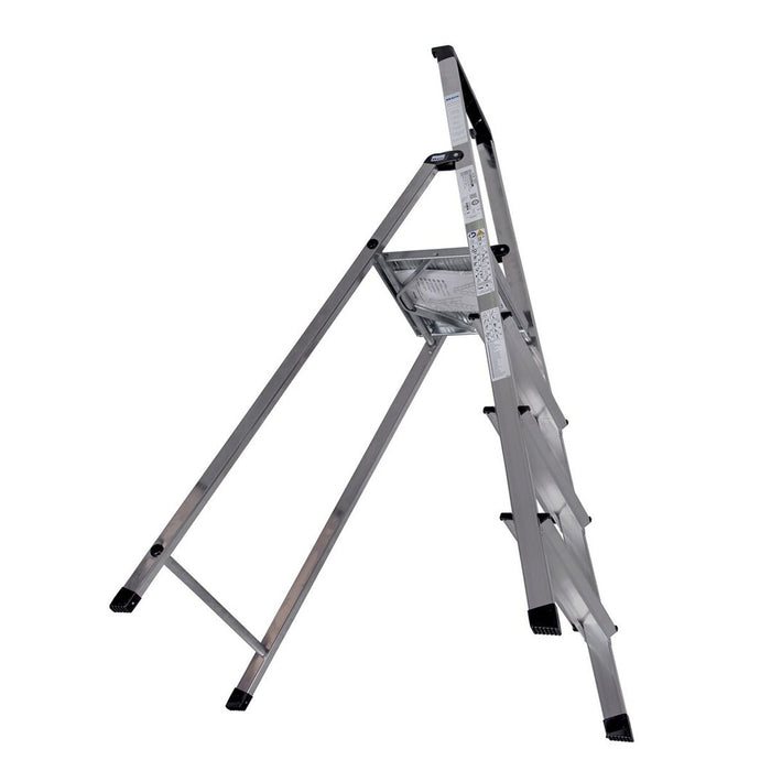 Scară pliantă cu 4 trepte Krause 126221 Argintiu Aluminiu