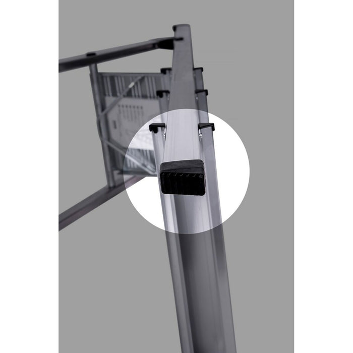 Scară pliantă cu 4 trepte Krause 126221 Argintiu Aluminiu