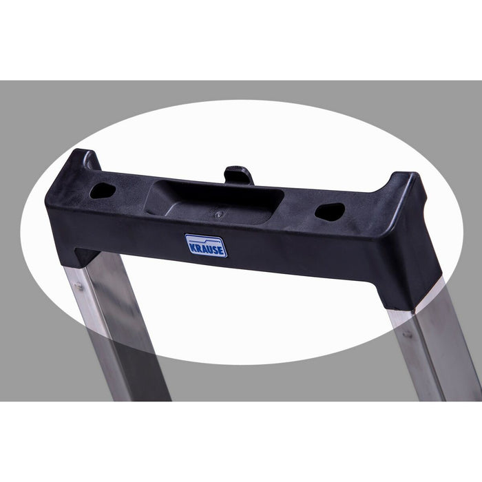 Scară pliantă cu 4 trepte Krause 126221 Argintiu Aluminiu