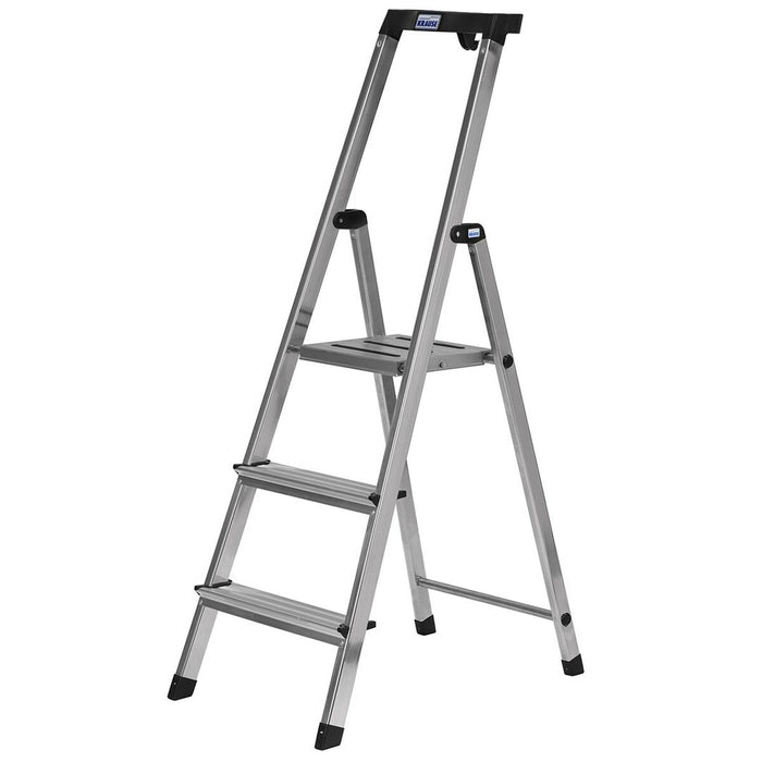 Scară pliantă cu 3 trepte Krause 126313 Argintiu Aluminiu